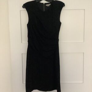Helmet lang black dress, size 6, new with tags